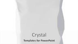  Presentation with aluminium - Beautiful theme featuring blank-packaging-aluminium-foil-pouch backdrop and a white colored foreground