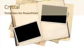  Presentation with blank old book - Amazing PPT layouts having blank pages and retro photo backdrop and a lemonade colored foreground