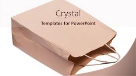  Presentation with notepad blank lined paper - Slides consisting of blank-paper-bag-with-handles background and a lemonade colored foreground