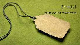  Presentation with notepad blank lined paper - PPT layouts having blank-paper-price-tag background and a gold colored foreground