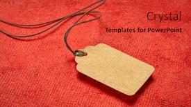  Presentation with price - Slide set featuring blank-paper-price-tag background and a red colored foreground