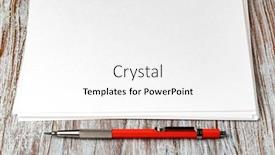  Presentation with mechanical - Slide deck with blank-paper-with-mechanical-pencil background and a white colored foreground