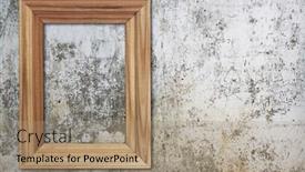  Presentation with old photo - Colorful PPT theme enhanced with blank-photo-frame-on-old backdrop and a coral colored foreground