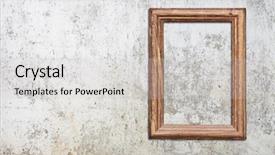  Presentation with treasure map old blank - Presentation theme enhanced with blank photo frame on old background and a  colored foreground