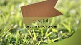  Presentation with green plate - Presentation theme having blank-plate-on-a-bright background and a yellow colored foreground