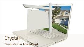  Presentation with real estate - Audience pleasing presentation consisting of blank real estate sign new backdrop and a lemonade colored foreground