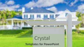  Presentation with estate - Slides having blank-real-estate-sign background and a yellow colored foreground