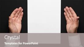  Presentation with white sheet - Audience pleasing PPT theme consisting of blank-sheet-of-paper backdrop and a  colored foreground