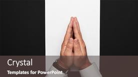  Presentation with white sheet - Slide set featuring blank-sheet-of-paper background and a dark gray colored foreground