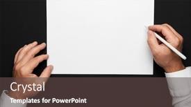  Presentation with white sheet - Cool new slides with blank-sheet-of-paper backdrop and a dark gray colored foreground