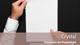  Presentation with white sheet - Theme enhanced with blank-sheet-of-paper background and a coral colored foreground