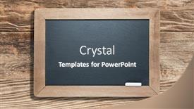  Presentation with aged wood - Colorful PPT theme enhanced with blank-slate-black-chalkboard backdrop and a dark gray colored foreground