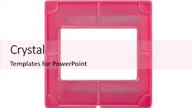  Presentation with frame - Theme consisting of blank slides border - photo frame for slide isolated background and a  colored foreground