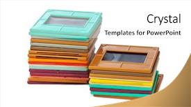  Presentation with photo - Presentation theme having blank slides border - photo frames for slide isolated background and a white colored foreground