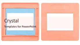  Presentation with metal frames frame and steel - Cool new presentation with blank slides border - photo frames slide 35mm backdrop and a lemonade colored foreground