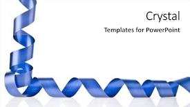 Presentation with frame border - Audience pleasing PPT theme consisting of blank spiral border - frame card of ribbon bow backdrop and a white colored foreground
