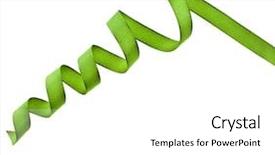  Presentation with tape - Beautiful PPT theme featuring blank spiral border - holiday ribbon tape isolated backdrop and a  colored foreground