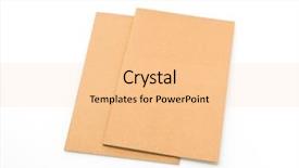  Presentation with book - Colorful slide set enhanced with blank spiral border - recycled paper book on white backdrop and a  colored foreground