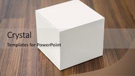  Presentation with blank - Beautiful theme featuring blank white box mock up backdrop and a soft green colored foreground