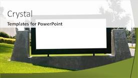  Presentation with blank - PPT theme having blank-white-sign-blank-white background and a white colored foreground