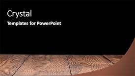  Presentation with creativity - PPT layouts consisting of blank-wooden-deck-table-against background and a black colored foreground