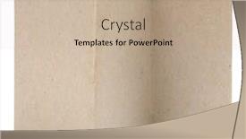  Presentation with blank - Amazing theme having blank-zig-zag-folded-flayer backdrop and a coral colored foreground