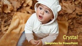  Presentation with curious sky - Slides having blanket on the ground background and a tawny brown colored foreground