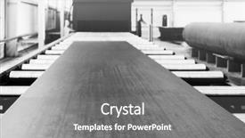  Presentation with blasting - PPT layouts featuring blast - shot blasting machine for processing background and a gray colored foreground