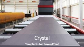  Presentation with blasting - Amazing slide deck having blast - shot blasting machine for processing backdrop and a gray colored foreground