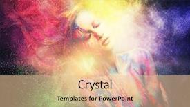  Presentation with woman body - Cool new presentation design with blast - woman muse with creative body backdrop and a lemonade colored foreground