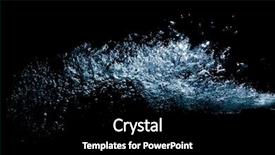  Presentation with air bubbles - Presentation theme having blast of air bubbles background and a black colored foreground