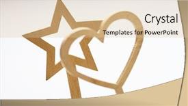  Presentation with magic wand - Colorful slide deck enhanced with blessed birthday - magic wand and heart backdrop and a  colored foreground