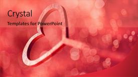  Presentation with magic wand - Colorful presentation theme enhanced with blessed birthday - magic wand heart backdrop and a  colored foreground