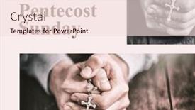  Presentation with pentecost - Slide set enhanced with blessed-pentecost-sunday-text background and a lemonade colored foreground