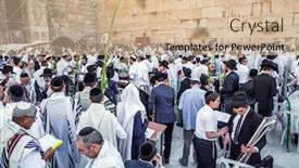  Presentation with blessing - Slide set featuring blessing-of-cohenim-jews-praying background and a soft green colored foreground