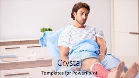  Presentation with food industry waste treatment - Colorful slide deck enhanced with blessure et traumatologie - injured man waiting treatment backdrop and a lemonade colored foreground