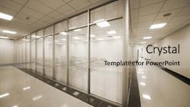  Presentation with office room - Amazing slide deck having  backdrop and a  colored foreground