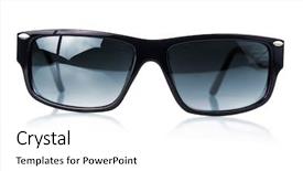  Presentation with black dark neuron connections - Cool new presentation with blind man - modern dark sunglasses backdrop and a white colored foreground