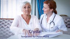  Presentation with blind - Beautiful slides featuring blind patient in reading backdrop and a light blue colored foreground