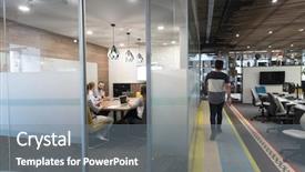  Presentation with team meeting - Presentation theme featuring blind people - startup business team brainstorming background and a  colored foreground