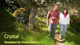  Presentation with blind people - Presentation design having blind people - young man walking with his background and a tawny brown colored foreground