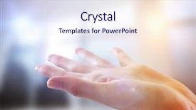  Presentation with office chair - Beautiful PPT layouts featuring blind shot - hand gesture against white background backdrop and a sky blue colored foreground