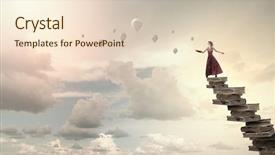  Presentation with blue eyes technology eye scan - Cool new presentation design with blindfold on eyes and book backdrop and a  colored foreground