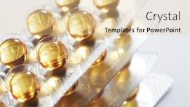  Presentation with packs - Slides featuring blister-packs-of-pills background and a lemonade colored foreground