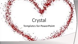  Presentation with valentine - Beautiful slide deck featuring water blob - colorful symbol valentine day backdrop and a pink colored foreground