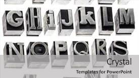  Presentation with english - Audience pleasing PPT theme consisting of block a variety of font backdrop and a light gray colored foreground