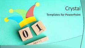  Presentation with color block - Amazing PPT layouts having hat on color background april backdrop and a arctic colored foreground