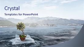  Presentation with invest - Audience pleasing theme consisting of block ice plant - invest right to get income backdrop and a sky blue colored foreground