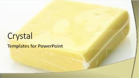  Presentation with cheddar - PPT theme enhanced with block of english cheddar background and a blonde colored foreground