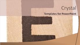  Presentation with letter - Beautiful theme featuring block-with-letter-e-isolated backdrop and a soft green colored foreground